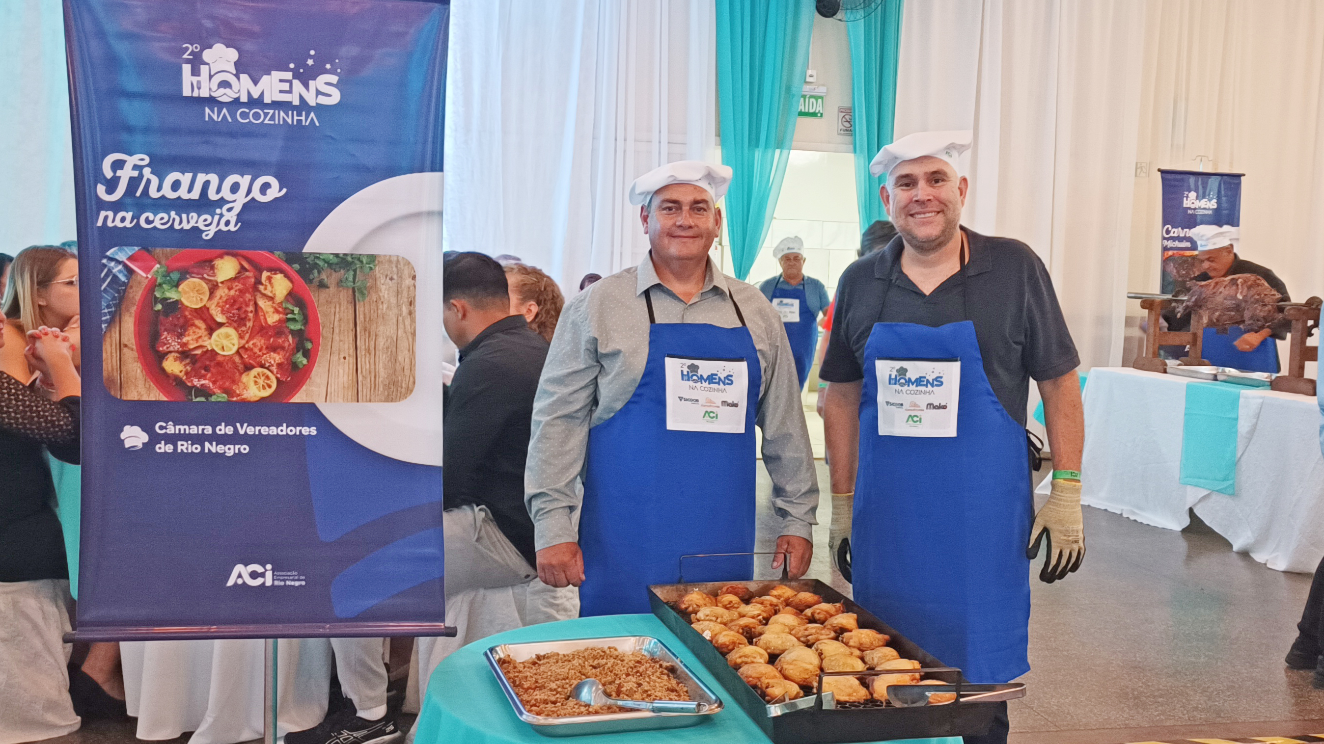 Câmara de Rio Negro prestigia posse da nova diretoria da ACIRN e participa do evento “Homens na Cozinha”