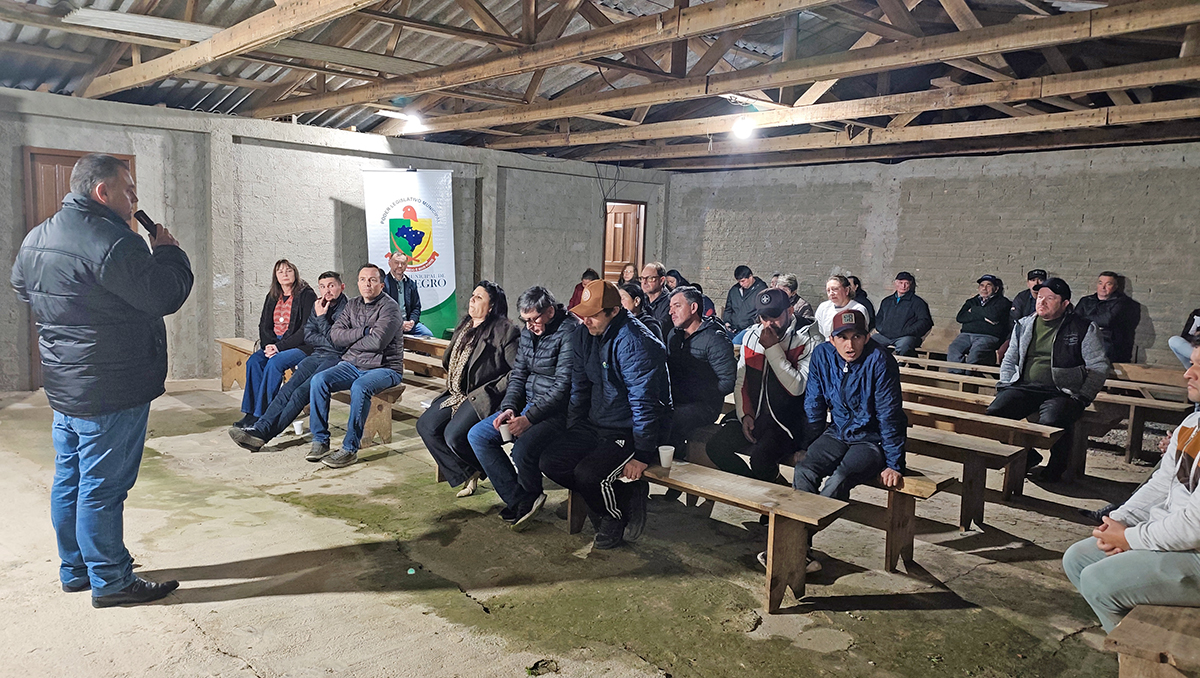 Câmara de Rio Negro promove série de audiências públicas nas comunidades rurais para ouvir a população e buscar soluções