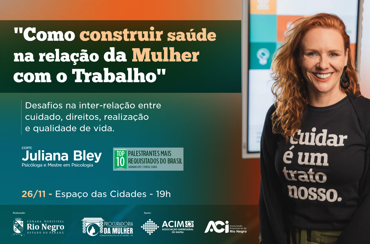Evento: Como construir saúde na relação da Mulher com o Trabalho