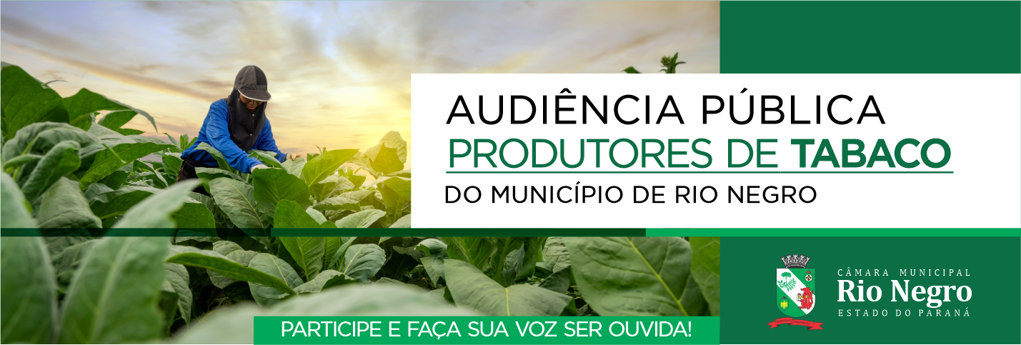 Audiência Pública com Produtores de Tabaco