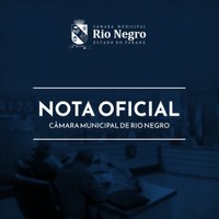 NOTA OFICIAL DA CÂMARA MUNICIPAL DE RIO NEGRO