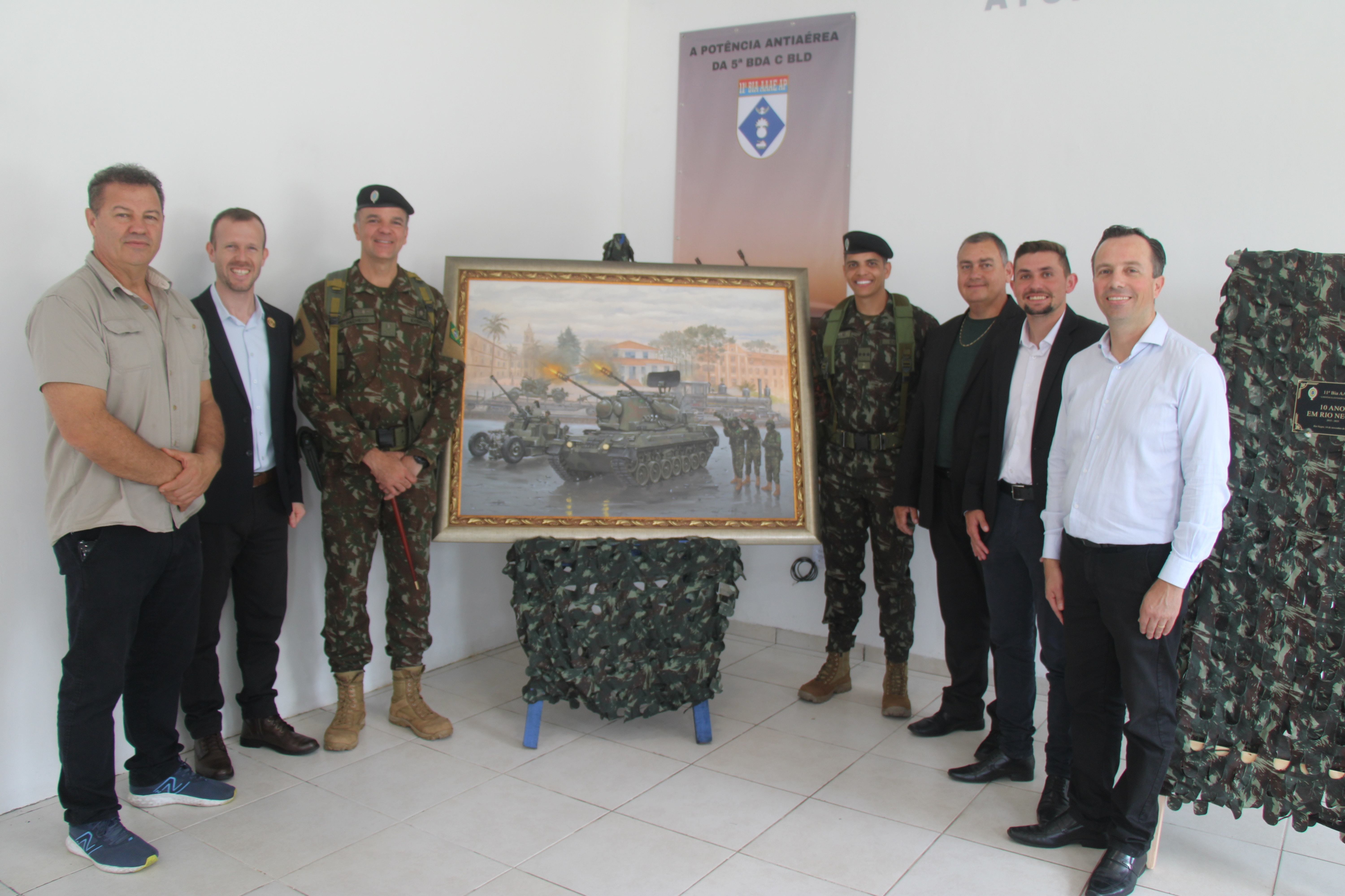 Poder Legislativo participa de aniversário de 49 anos da 11ª Bateria de Artilharia Antiaérea Autopropulsada