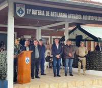 Presidente da Câmara de Rio Negro participa de solenidade em homenagem ao Dia do Exército