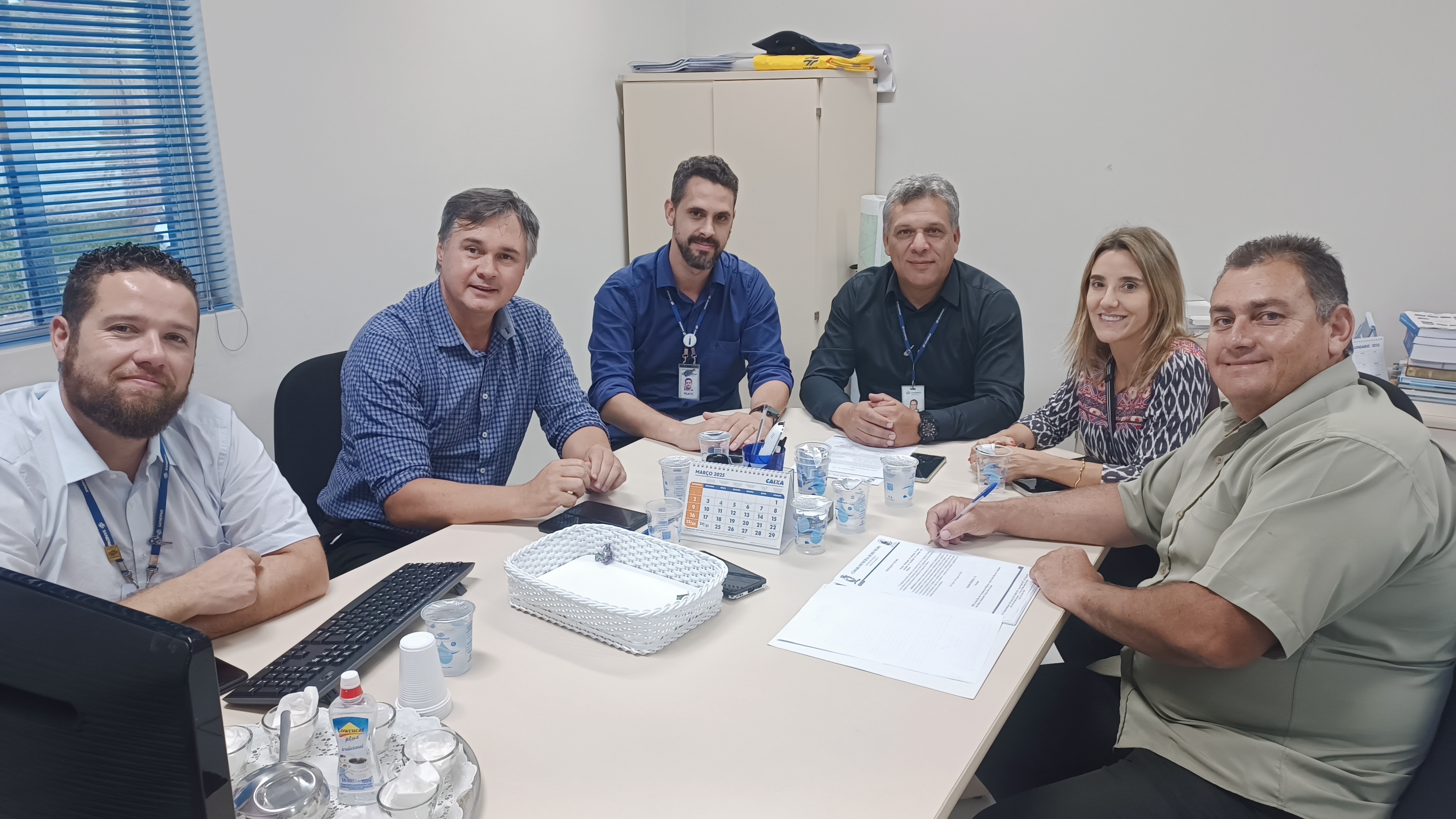 Presidente da Câmara de Rio Negro se reúne com SANEPAR para aprimorar o abastecimento de água