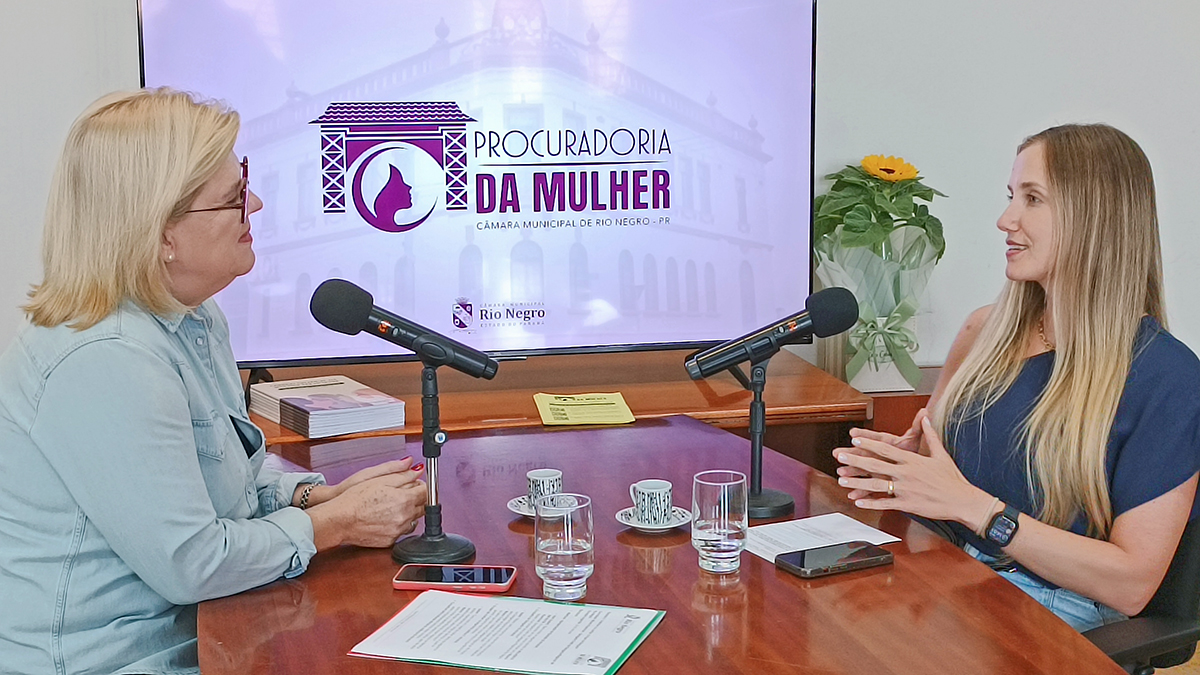 Procuradoria da Mulher Lança Podcast "MULHERES EM PAUTA" para Conscientização e Apoio às Mulheres de Rio Negro
