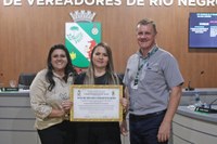 Projeto rionegrense conquista destaque nacional e é homenageado pela Câmara Municipal
