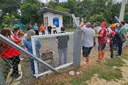 Vereadores participam da inauguração da ampliação do sistema de água da Fazendinha